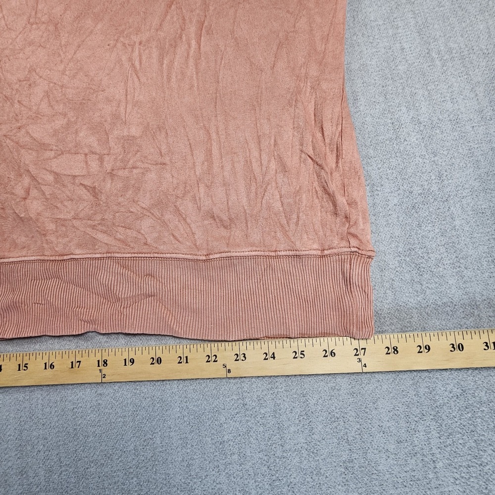 Aerie Women's Orange Sweatshirt Long Sleeve Crew Neck Pullover Sz XL - Picture 11 of 14